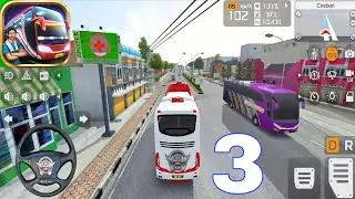 Bus Simulator Indonesia - Day & Night Long Trip - Bus Simulator (Android/iOS) Gameplay |