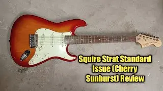 Squier Stratocaster Standard Issue 2005 Cherry Sunburst (Beginner Review)