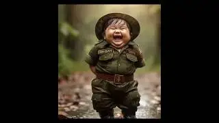 Funny 😜 monk baby dance| Ai baby funny #shorts #funny #baby