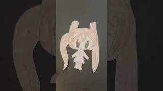 Making a bunny girl paper doll #crafts