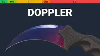 Karambit Doppler - Skin Float And Wear Preview