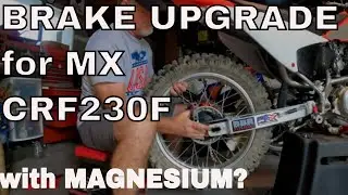 Rear brake upgrade - CRF230F with XR250R magnesium brake drum