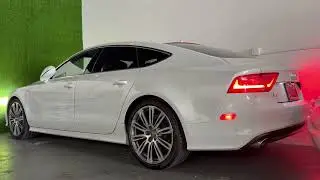 Glacier White 2014 Audi A7 Prestige 30L TFSI Supercharged V6 Quattro Cold Start 01272026