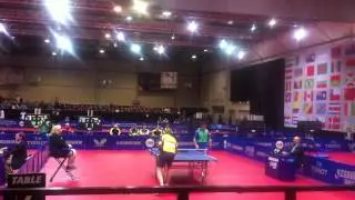 J&ouml;rgen Persson vs. Sas Lasan at the World Championships in Dortmund