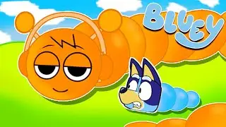 SPRUNKI OREN se CONVIERTE en SERPIENTE con BLUEY | Las Aventuras de BLUEY en ROBLOX!