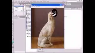 Mascara en flash con actionscript 3.0 esqueleto de un perro