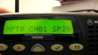 Motorola GM360 - Self test mode