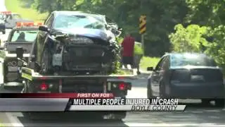 Five Injured After Boyle County Crash