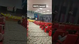 VBSPU Jaunpur ❣️❣️  Rajendra singh Rajju bhaiya Department autorium me 🏬