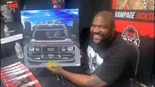 Meeting Rampage Jackson For The Love Of Wrestling 2023 #rampagejackson #babaracus #theateam