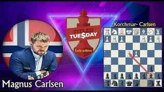 Magnus Carlsen Plays The Owen Defense. Early Titiled Tuesday, R5.