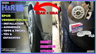 H&R SPURVERBREITERUNG Trak+ DRA - INSTALLATION Mercedes-Benz GLE V167 / Anleitung Distanzscheiben