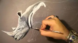 Big Five - Wildlife Painting by Shahin Ebrahimi