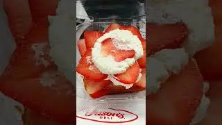 First time trying Jason's Deli Strawberry Shortcake
