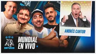 ANDR&Eacute;S CANTOR en AFA ESTUDIO MUNDIAL con Seba Varela, Sebas, Ficha y El Gordis | EN VIVO