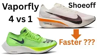 Nike Vaporfly 4 vs Vaporfly 1 Shoeoff - which is faster for me ?