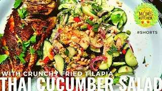 Thai Cucumber Salad with Crunchy Fried Tilapia  | #Shorts