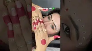 Try this bangali bindi hack ✅#hacks #bindi #bangali #tranding #explorepage #fyp #yt #kolkata #shorts