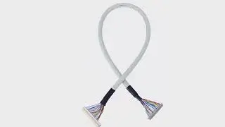 Ma&szlig;geschneidertes Kabelbaum Feindraht-Mikrokoaxialkabelbaum Mikrokoaxial Hrs DF36-15P 42Awg