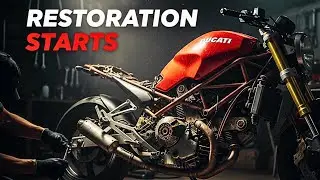 НАЧАЛО ВОССТАНОВЛЕНИЯ ЗАБРОШЕННОГО DUCATI MONSTER