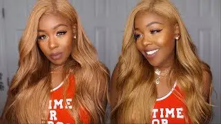 🍯 Honey Blonde #27 Custom Wig, NO Bleaching or Processing! Yolissa Hair