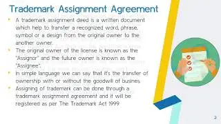 What is Trademark assignment deed?