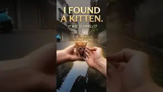 i Found A Tiny, Drenched Kitten Alone In A Storm. Her Transformation Is Unbelievable.