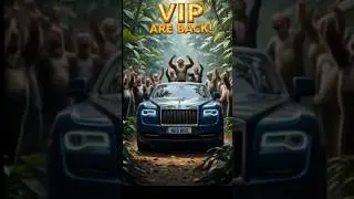 VIP Monkeys Visit Mukesh Ambani in a Rolls-Royce!&rdquo;😦#VIP #￼ Mukesh Ambani