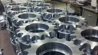 CNC milling a sprocket