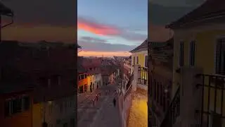 Sibiu under colour-drenched skies #romania #travel #photography