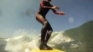 Surf in Lagido Portugal with GoPro Camera