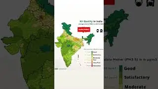 Air Quality In India #pollution #airquality #delhi #airpollution #indiafacts #facts #trending#shorts
