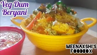 Veg Dum Biryani | Hyderabadi Veg Biryani Recipe | Dum Biryani | Flavored Rice Recipes | Veg Recipes