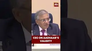 #CECGyaneshKumar Clarifies #Aadhaar&rsquo;s Role During #SIRPhase2 | #sir #shorts #adhaarcard #indiatoday