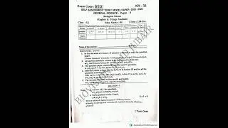 AP 10th SA-1 BIOLOGY QUESTION PAPER 2025-26