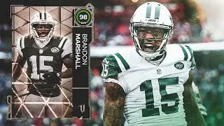 MADDEN 22 BRANDON MARSHALL VETERAN GAMEPLAY JETS THEME TEAM