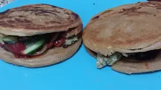 Dubai viral Paratha Double Chicken Patty Smash Burger #smashburger | viralparatha | chickenpatty😋🤤👍🥙