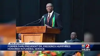 Former FAMU president Dr. Frederick Humphries honored in funeral service