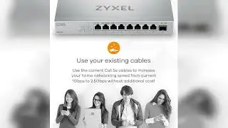 Rezension: Zyxel Netzwerk Switch 8 Port | Multi-Gigabit Unmanaged 2.5 Gbit LAN Switch | 1x 10Gb S...