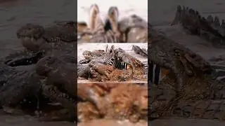 Cebras vs cocodrilos 😱😱#animales #animalessalvajes #animals #animalsalvaje
