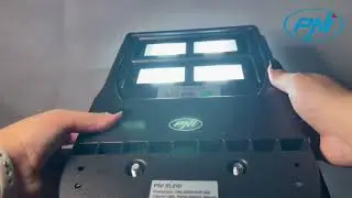 PNI SL210 6.5W street lighting lamp, with built-in 10W solar panel, 6500K, 1000lm, 2 x 10Ah battery