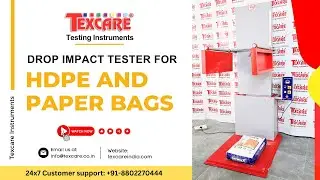Drop Impact Tester for HDPE PP Bags, Cement Bags ASTM D 1709, IS 2508, IS 11052, IS 11652