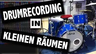 Schlagzeug aufnehmen: Drumrecording in kleinem Raum