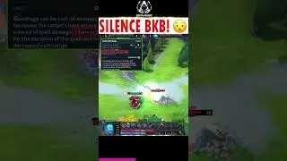 Silence through BKB for 8 seconds 😨#dota2