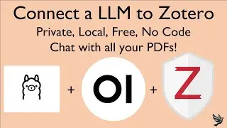 How to connect a LLM to Zotero for a private, local research assistant – fast, no code