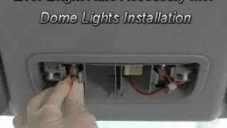 025 - DE3175 DOME MAP INTERIOR LED LIGHTS WHITE PANEL
