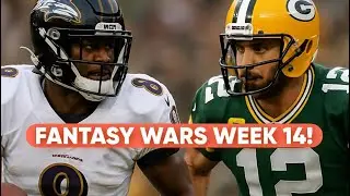 FANTASY WARS WEEK 14! BAILEY DOES CINNAMON CHALLENGE! (WATCH IF YOU LIKE FANTASY FOOTBALL)