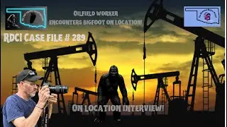 Logan County Oklahoma Bigfoot Encounter: on location Eyewitness interview with Chuck Schlabs