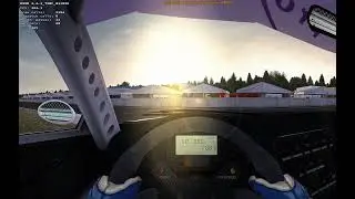 GTR2+CCGEP: Triple Screen initial setup, central view game HUD and ReShade depth for triples demo.