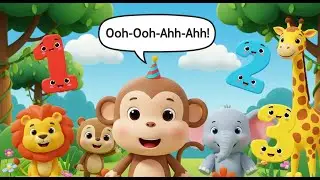 Learn Animal Names & Sounds with Real Videos 🐵🐶 | Monkey, Dog, Kangaroo, Bear, Crocodile + More!
